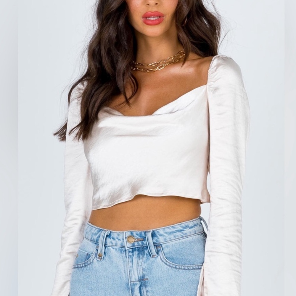 Princess Polly Love Song Top - Champagne